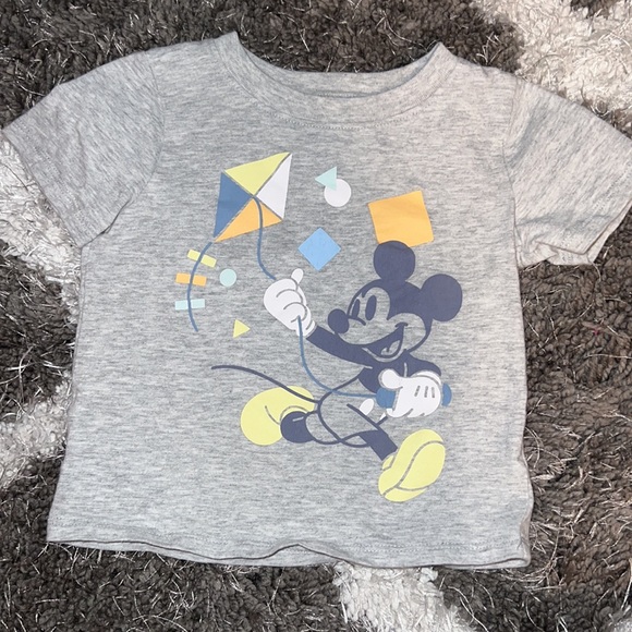2 NEW Disney Jumping Beans Mickey Mouse shirts - Picture 3 of 4